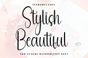 Stylish Beautiful, a Handwritten Font by InermediaSTUDIO (Thumbnail 1 of 8)