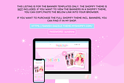 Shop Banner Templates - Pastel, a Shopify Template by SunshineStudioBoutique (Thumbnail 4 of 9)