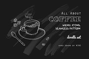 Coffeeshop. All About Coffee., a Food Illustration by WINS Doodle shop (Thumbnail 1 of 5)