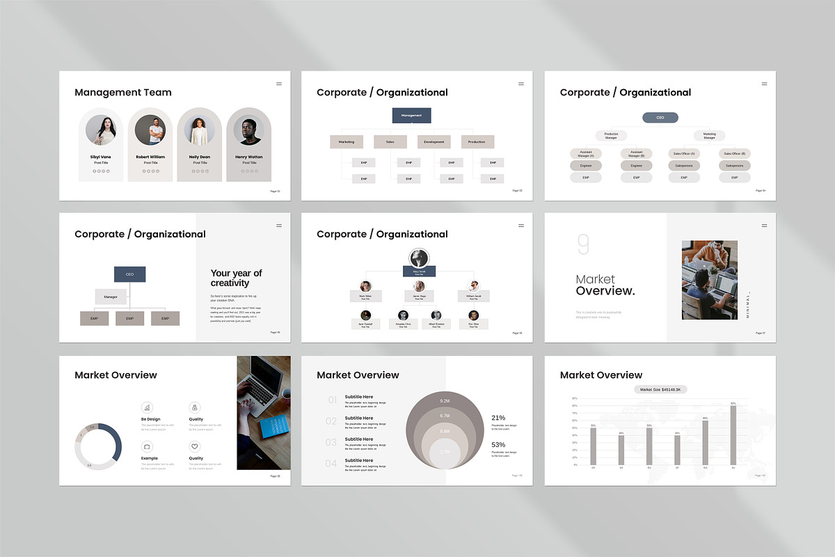 Business Plan PowerPoint Template, a Presentation Template by creathrivestudio (Photo 19 of 37)
