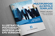 Multipurpose A4 Bifold / Print ready, a Flyer Template by INTERARTIVITY (Thumbnail 1 of 7)