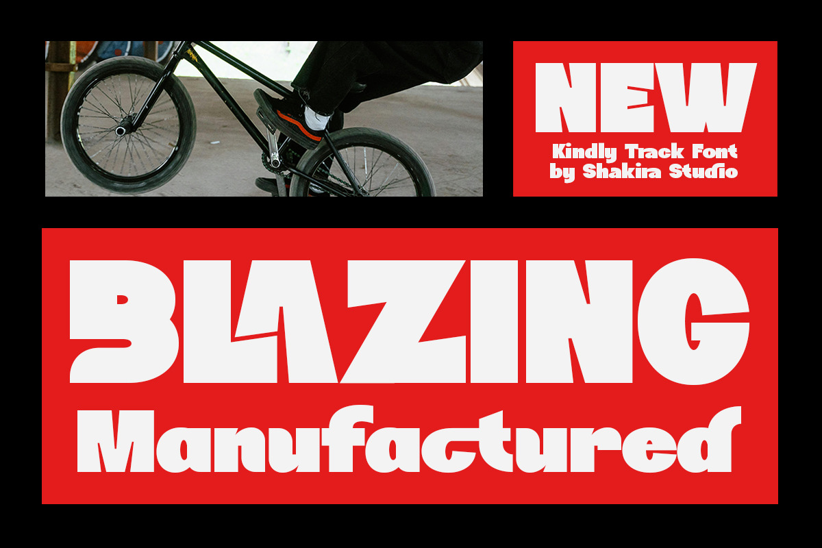 Kindly Track - Bold Typeface, a Sans Serif Font by Shakira Studio (Photo 2 of 10)