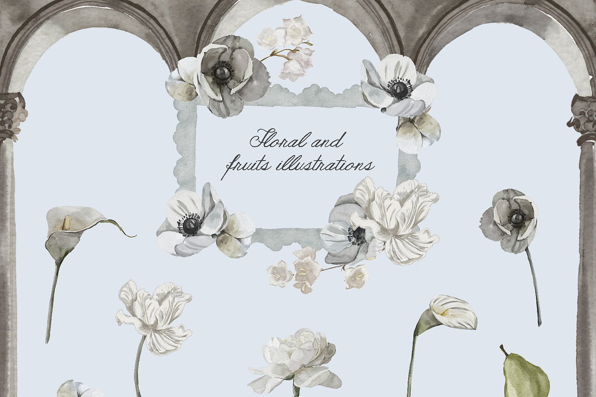 The White Swan Ballet vintage set, a Decorative Illustration by Amely.Art (Photo 11 of 14)