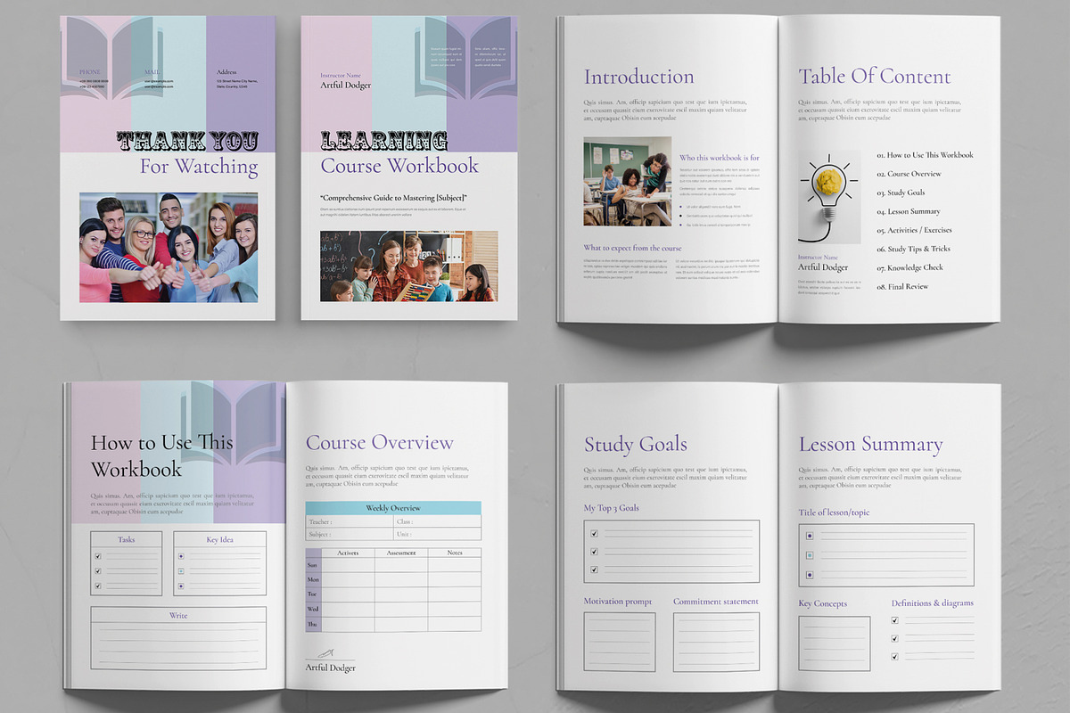 Learning Workbook for Education preview 2