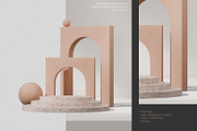 5 Podium with Transparent Background, a Background Graphic by faustudio (Thumbnail 4 of 7)