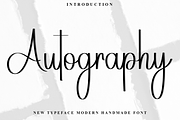 Autography, a Handwritten Font by FreshTypeINK (Thumbnail 1 of 8)