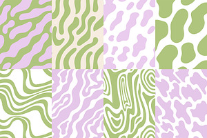 Y2K Wavy Patterns Collection