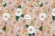 Groovy Meadow floral collection, a Pattern Graphic by solmariart (Thumbnail 10 of 10)