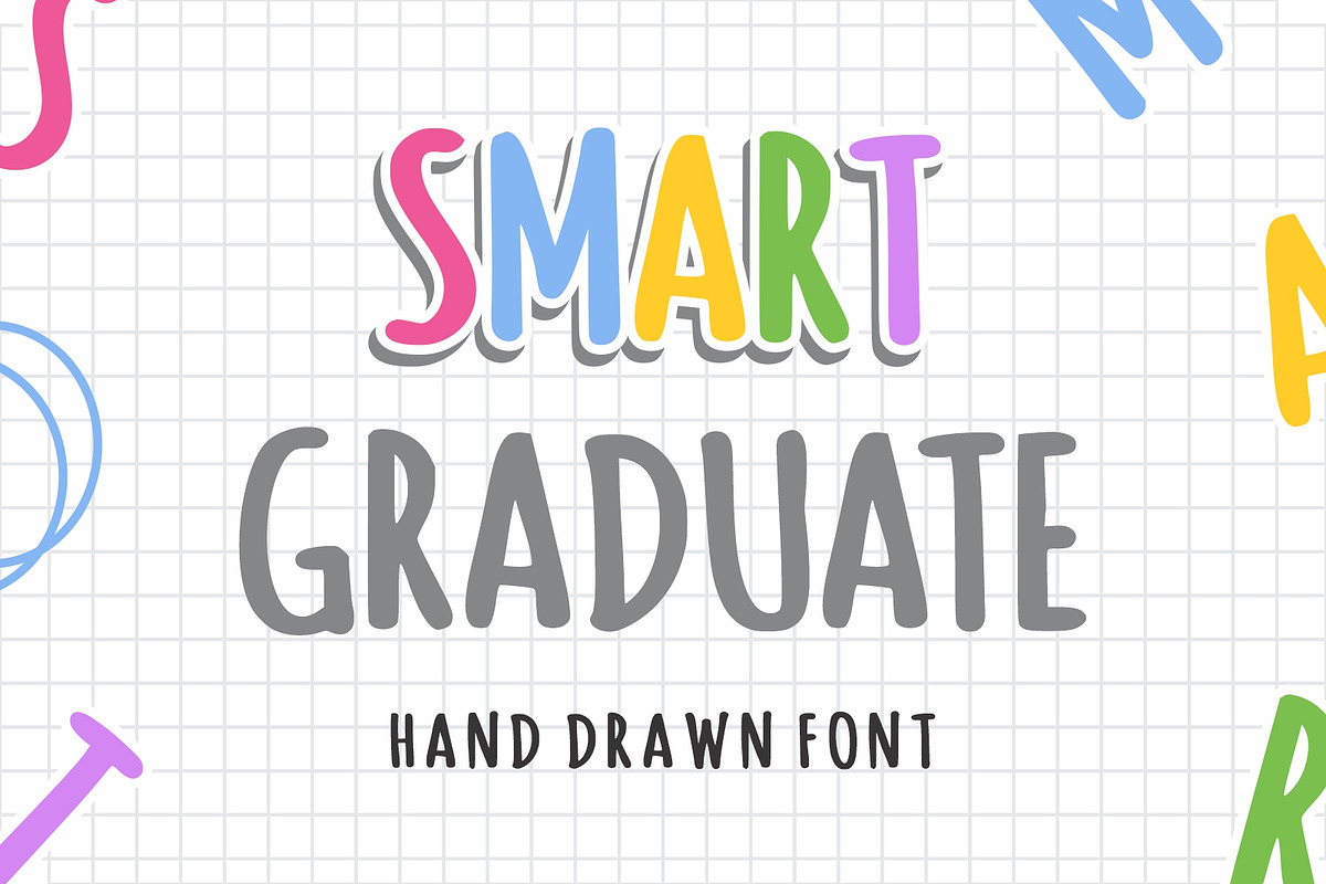 Smart Graduate, a Font by Limited.studio (Photo 1 of 5)