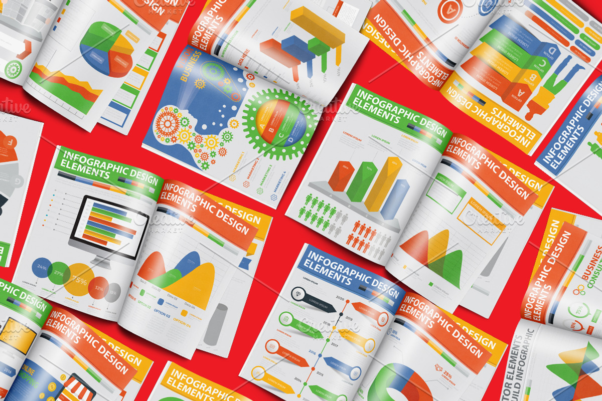 INFOGRAPHIC TEMPLATE BUNDLE, a Finance Illustration by The Craftsman (Photo 13 of 14)