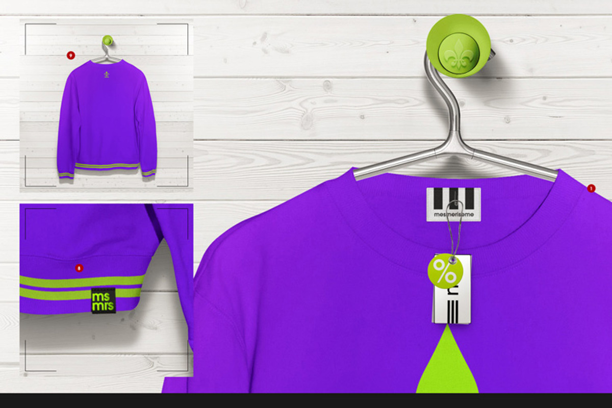 Hoodie / Blouse On 5 Stages Mock-up, a Hoody Mockup by Mocca Mockups Store (Photo 62 of 69)