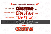 Sweet Cupcake, a Font by MLKWSN (Thumbnail 10 of 13)