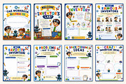 Inventor Workbook for Kids, a Stationery Template by Designmela01 (Thumbnail 2 of 5)