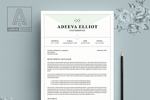 Modern Resume Template Elliot