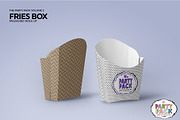 Fries Box Packaging Mockup, a Cups & Container Mockup by INCDesign (Thumbnail 5 of 6)