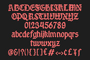 Fuscous – Bold Blackletter Typeface, a Font by Arendxstudio (Thumbnail 3 of 12)
