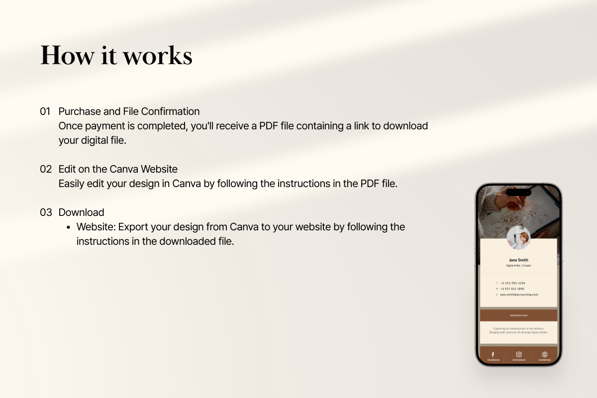 Aesthetic Link in Bio Website Canva, a Landing Page Template by batang (Photo 4 of 5)