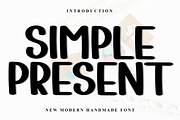 Simple Present, a Sans Serif Font by InermediaSTUDIO (Thumbnail 1 of 8)