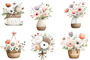 Spring Bloom Watercolor Clipart, an Illustration by Designworld (Thumbnail 6 of 6)