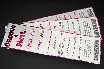 Multipurpose Vertical Event Ticket, an Invitation Template by Konakchiev