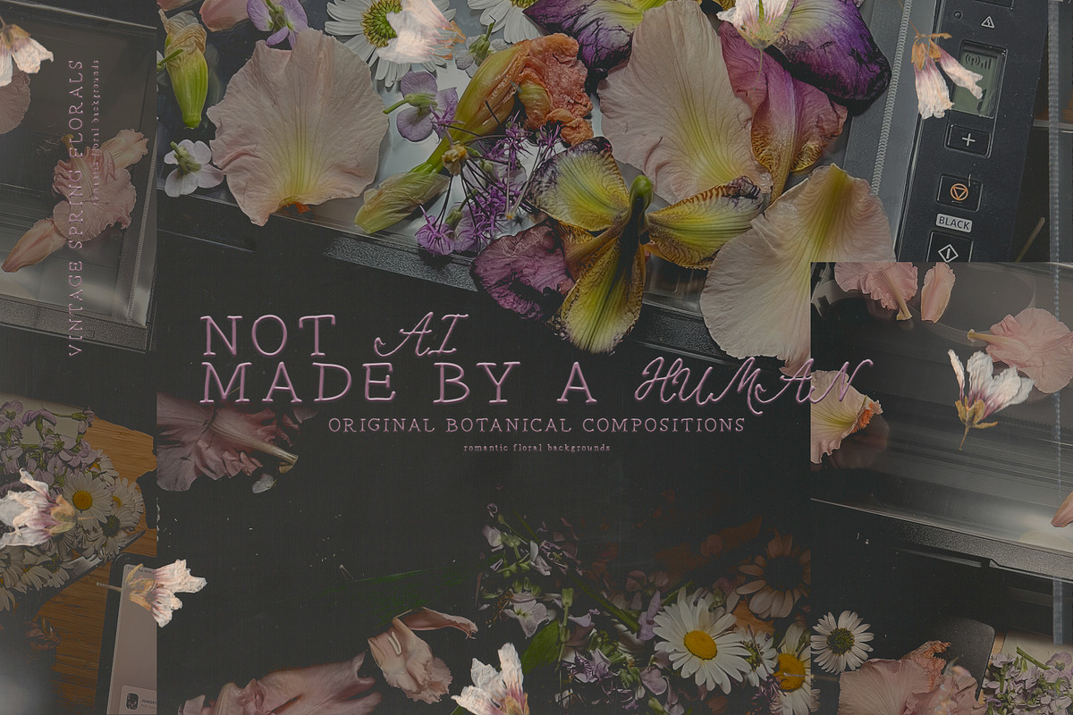 La Fleur — Vintage Spring Florals, a Wallpaper Graphic by nadispasibenko (Photo 12 of 12)