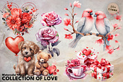 The Love Collection Valentine's Day, an Illustration by Dazzling Art Boutique (Thumbnail 1 of 7)