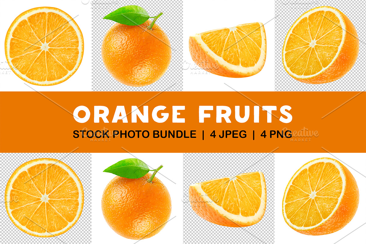 Orange fruit pieces, an Object Graphic by Fruits+Veggies (Photo 1 of 4)