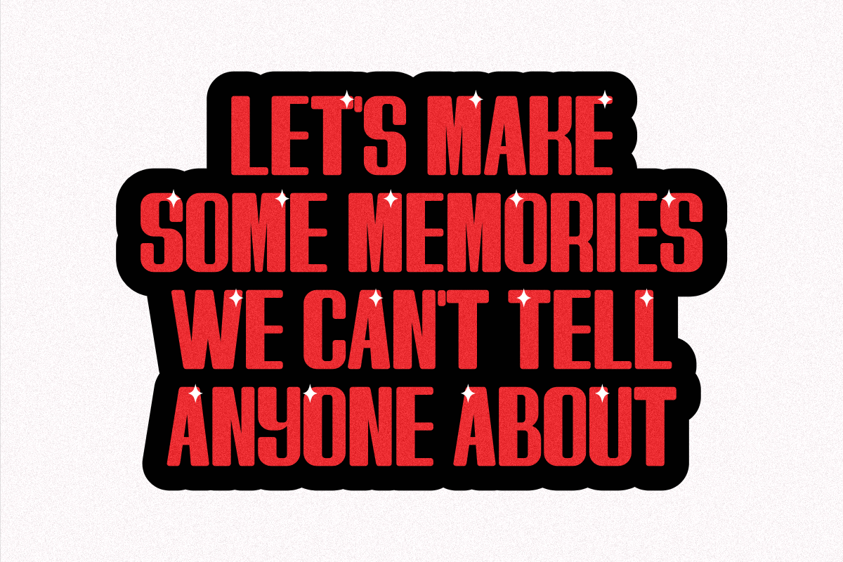 Naughty - Retro Display Typeface, a Sans Serif Font by Pian45 Studio (Photo 2 of 8)