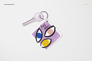 Key Tag Mockup Set 2