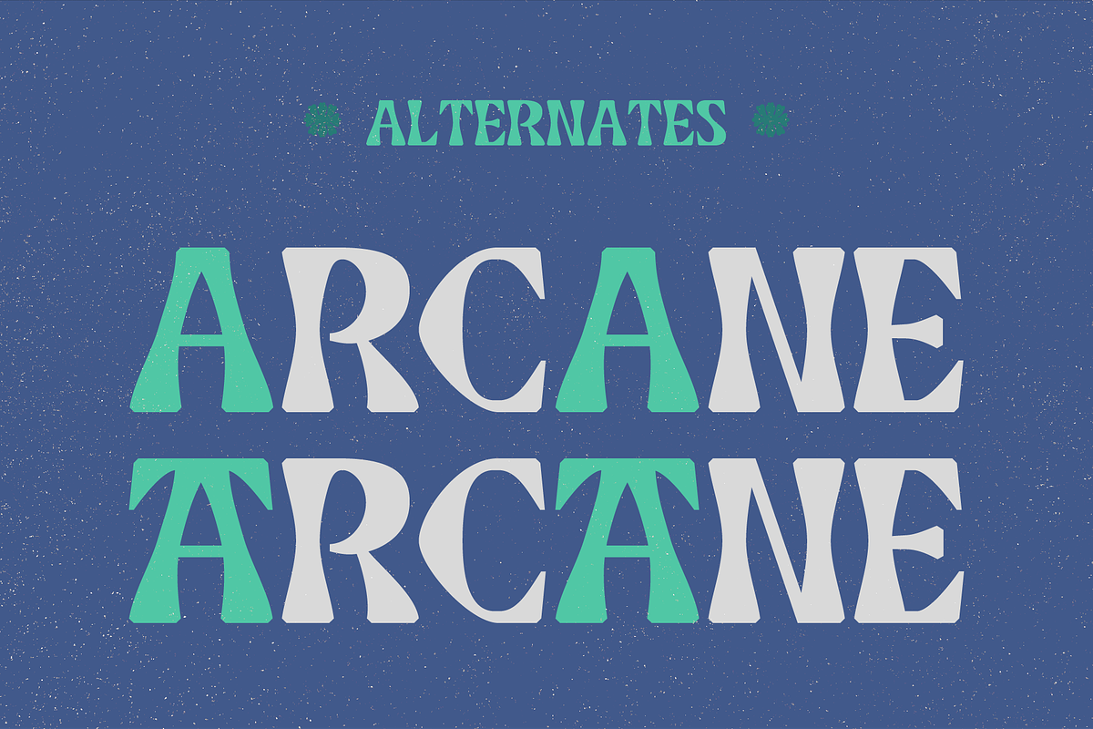 Bergia – Decorative Sans Serif Font, a Sans Serif Font by Hole Hope Design (Photo 5 of 8)