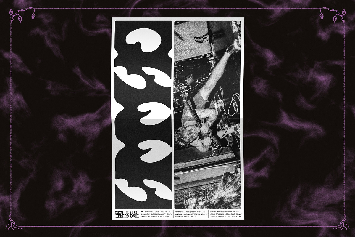 JWV - FLAUROS - Psych display font, a Sans Serif Font by Jordan Warren Visuals (Photo 7 of 8)