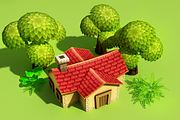 Cartoon Spring Farm, an Environmental 3D Model by Souchenki (Thumbnail 21 of 23)
