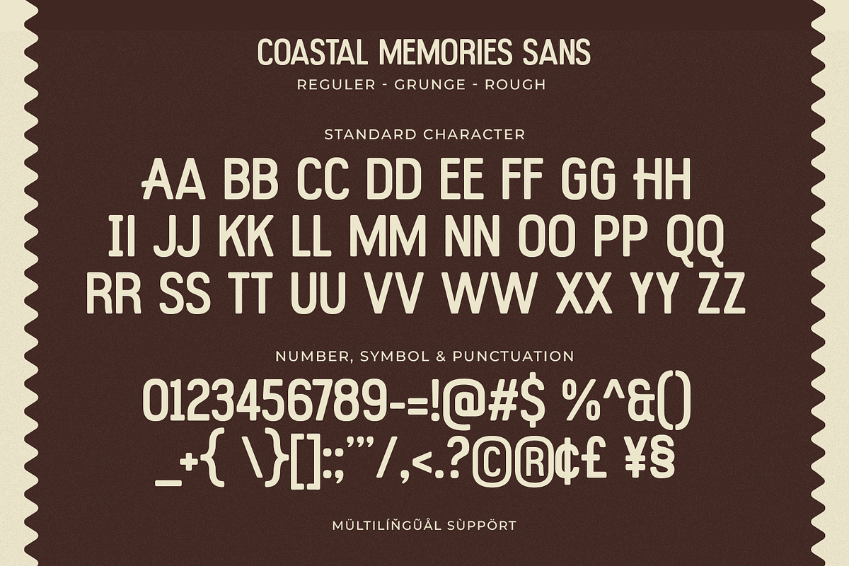 Coastal Memories - Vintage Font Duo, a Handwritten Font by Pixesia Studio (Photo 11 of 12)