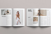 Modern Magazine Template, a Magazine Template by E-Type (Thumbnail 3 of 7)