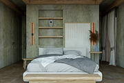 3D Interior Design, Bedroom Mockup, an Architecture 3D Model by Arthitecture Home (Thumbnail 2 of 9)