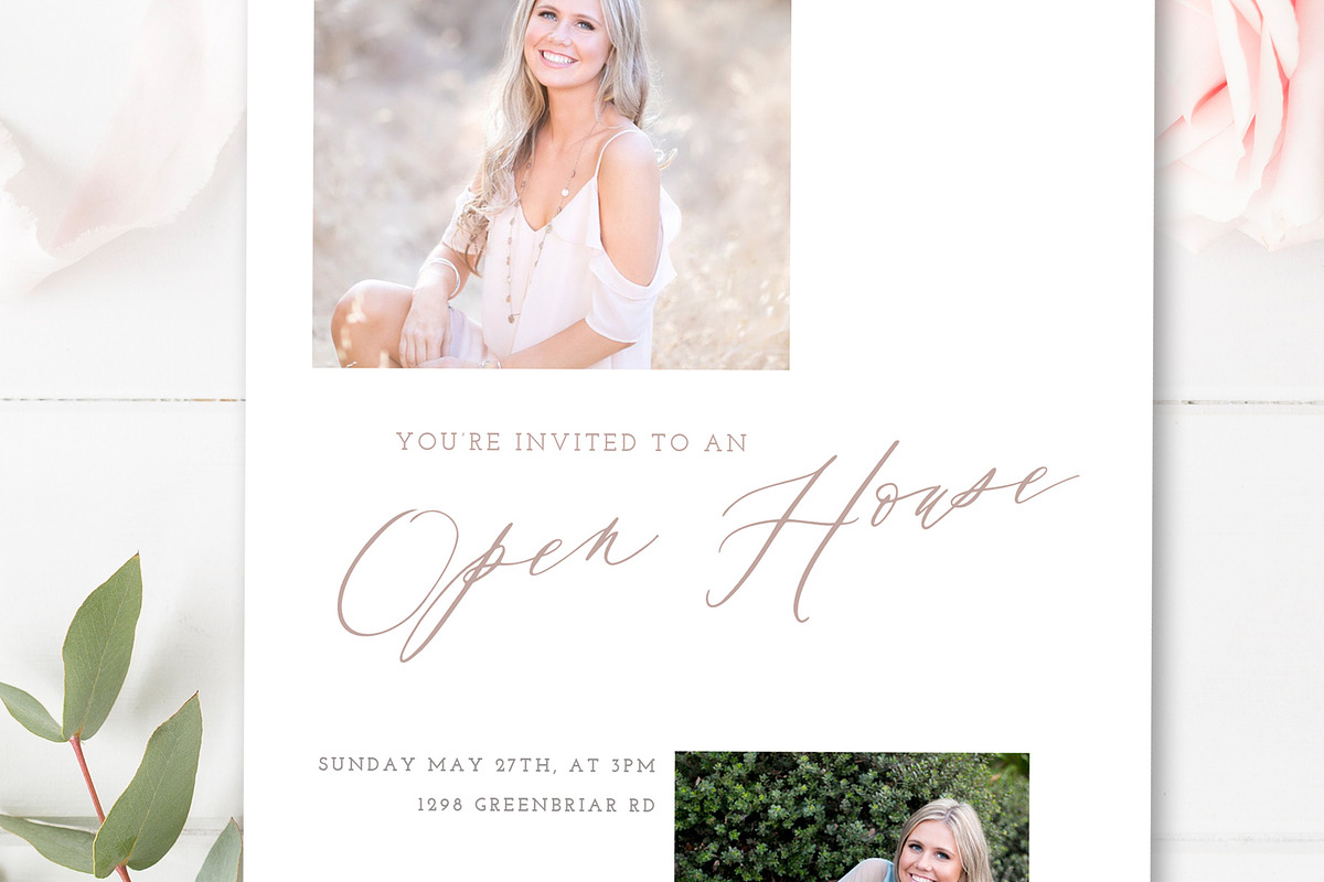 CANVA + PS Graduation Card Template, a Card Template by By Stephanie Design (Photo 5 of 6)