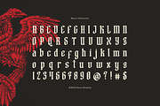 Mythic Griffin | Blackletter Font, a Blackletter Font by Denustudios (Thumbnail 10 of 12)