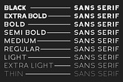 Bodda Creative Sans Font Family, a Sans Serif Font by Artiveko (Thumbnail 7 of 10)