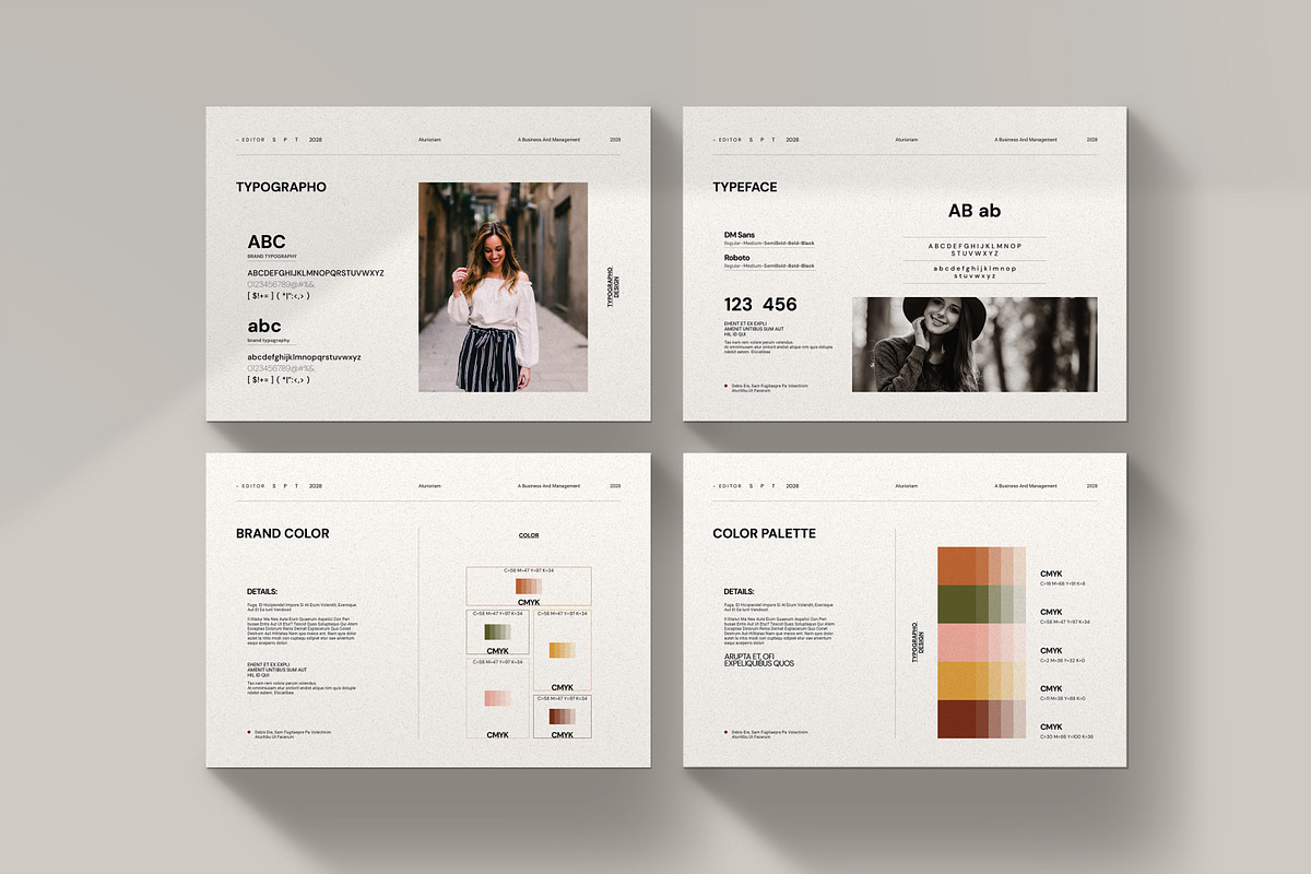 Brand Guideline Landscape Brochure, a Brochure Template by PrintIdea (Photo 3 of 5)