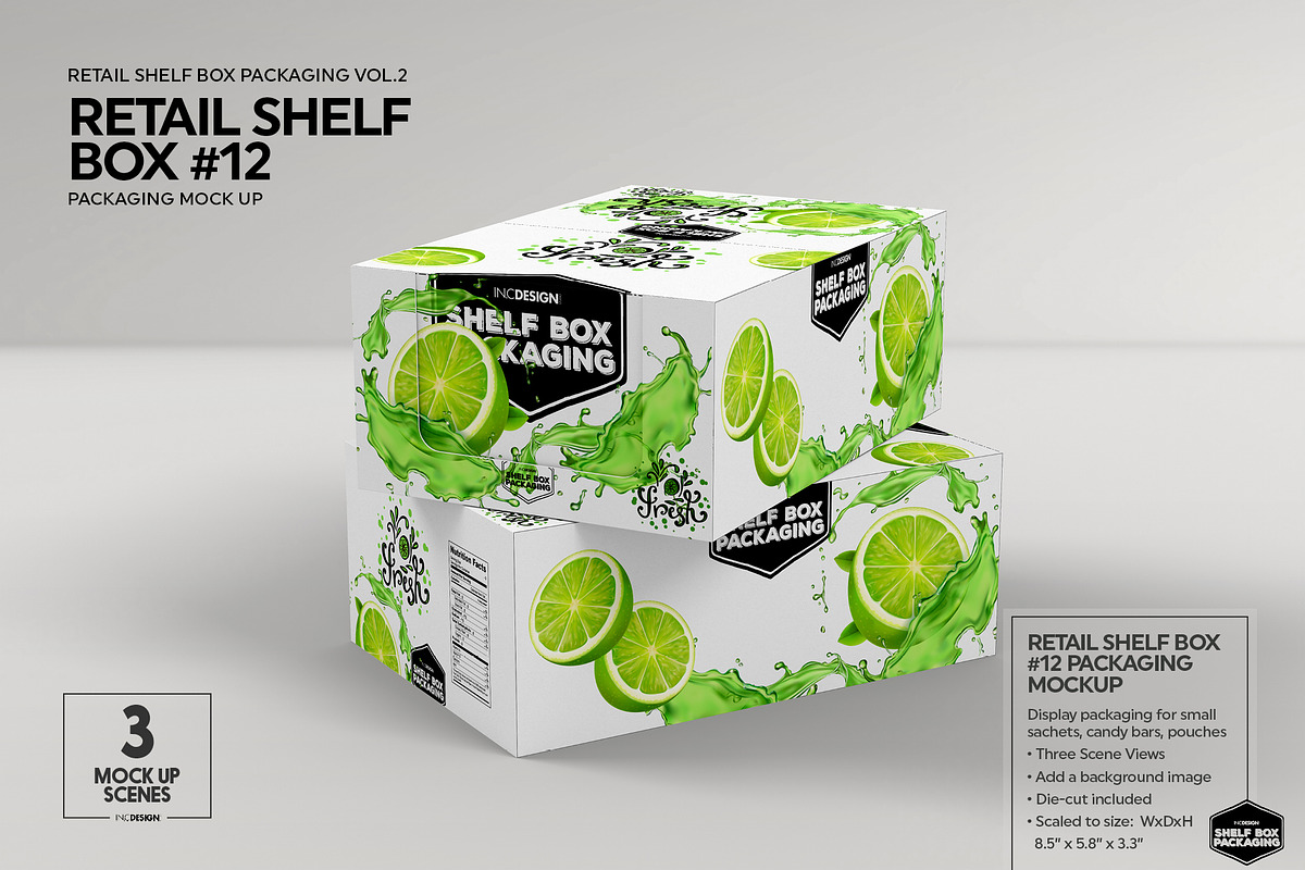 Retail Shelf Box Packaging MockUps2, a Packaging Mockup by INCDesign (Photo 19 of 20)
