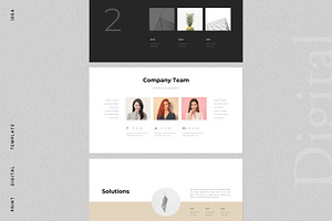 Digital Presentation Template