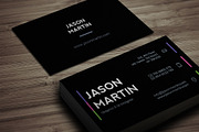 Dark Individual Business Card, a Business Card Template by bouncy (Thumbnail 4 of 4)