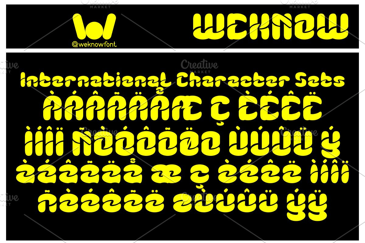 Chasing Lightning font, a Font by weknow (Photo 8 of 8)