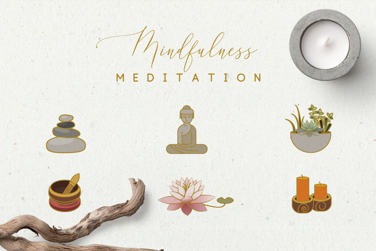 Mindfulness Icon Pack, an Outline Icon by Polar Vectors (Photo 4 of 17)
