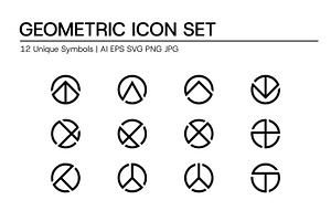 Zen Geometric Circle Logo Bundle, a Branding & Logo Template by Signatoro