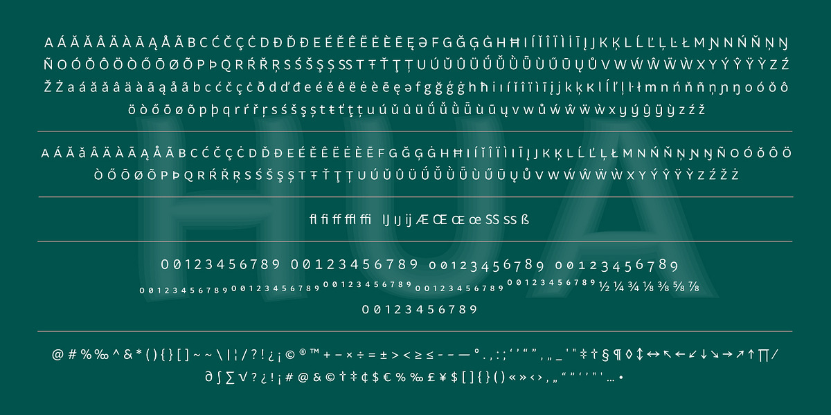 Hua, a Sans Serif Font by YXType (Photo 10 of 10)