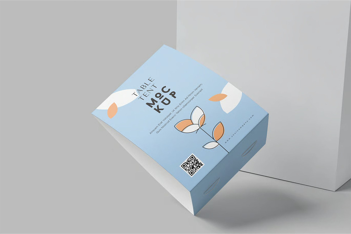 Realistic Luxury Table Tent Mockup, an Advertising Mockup by megostudi0 (Photo 4 of 6)