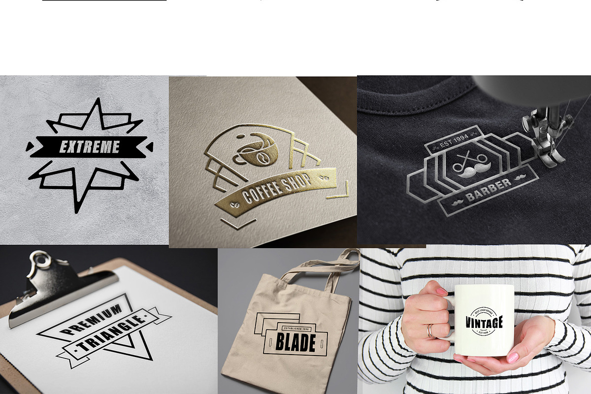 Badges Layout Template Logo