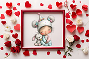 Birthday Baby Girl Clipart, an Illustration by RobertsArt (Thumbnail 3 of 7)