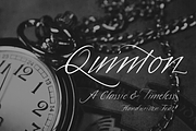 Quinton Script Font, a Script Font by Sala.Ink (Thumbnail 1 of 10)